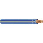 10THHNCSTRBLGYX500 10 AWG THHN/THWN Stranded Copper, Blue with Gray Stripe, 500'