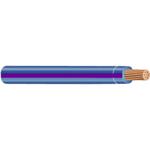 10THHNCSTRBLPR2500 10 AWG THHN/THWN Stranded Copper, Blue with Purple Stripe, 2500'