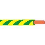 10THHNCSTRGNYL2500 10 AWG THHN Stranded Copper, Green/Yellow Stripe, 2500'