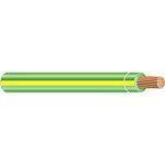 10THHNCSTRGNYLX500 10 AWG THHN Stranded Copper, Green/Yellow Stripe, 500'