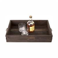 (del) Hutson Designs DHD1045 Metal Handle Serving Tray