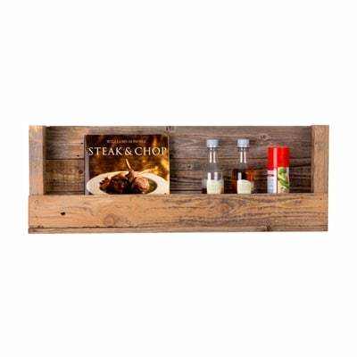 (del) Hutson Designs DHD1057 Refined Texas Barnwood Shelf
