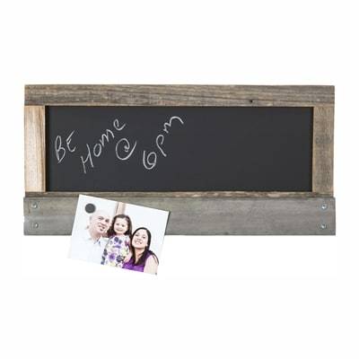 (del) Hutson Designs DHD1117 Reclaimed Wood Chalkboard with Magnet Holder