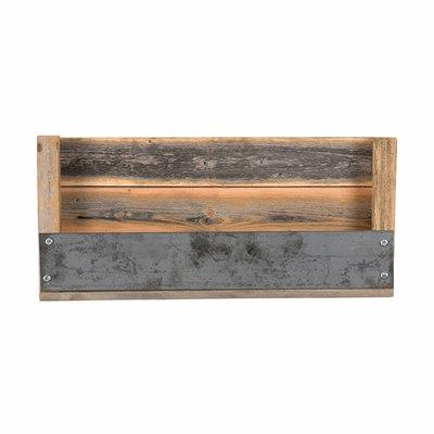 (del) Hutson Designs DHD1129 Industrial Refined Texas Barnwood Shelf
