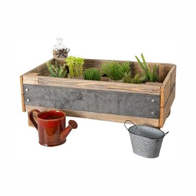 (del) Hutson Designs DHD1155 Industrial Elevated Gardening Bed