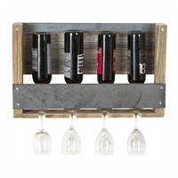 (del) Hutson Designs (del) Hutson Designs DHD5000 Industrial Reclaimed Wood Wine Rack